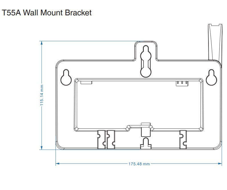 YEALINK WMB-T55A T55 Wall mount bracket - Image 2