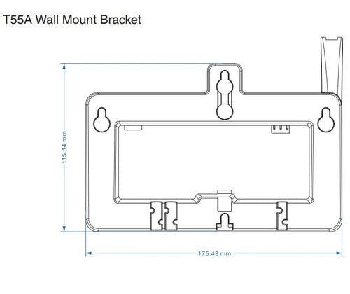 *EOL YEALINK WMB-T55A T55 Wall mount bracket - Image 2