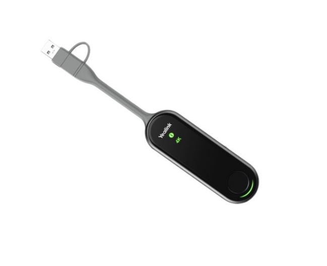 Yealink WPP30 Wireless Presentation Pod | One-click, Trouble-free Presentations, Plug & Play, Hardware Encoding, 4K UHD, Wifi 16 High-speed Chip - Image 4