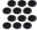 Yealink YHA-LEC New Version 3311060 Replacement Leather Ear Cushion for WH62 & WH66, Black, 12 PCS, not compatible with UH36/YHS36 - Image 1