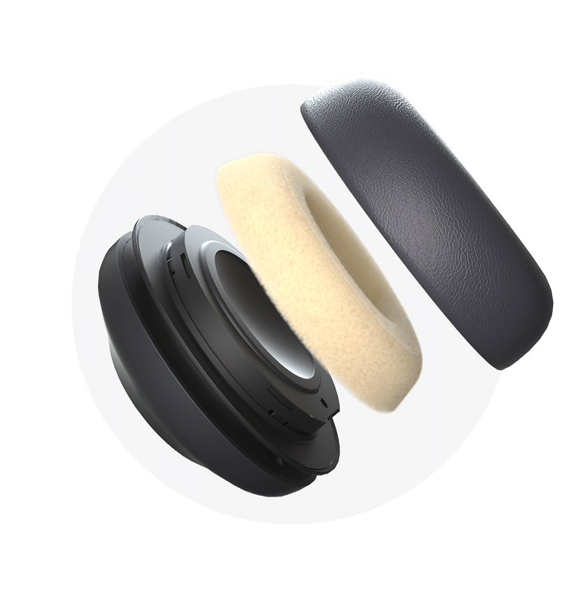 Yealink YHA LEC UH37 1 Replacement Ear Cushion for the UH37 Headset - 1 pair - Image 3