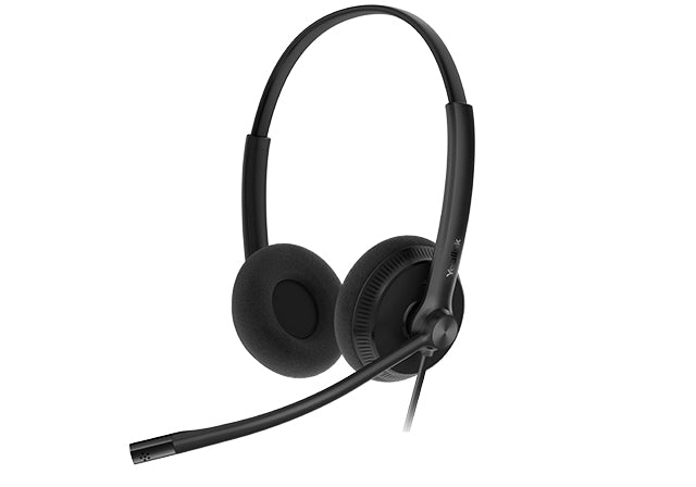 Yealink YHD342-LITE Wideband QD Dual Headset with Lightweight Foam Ear Cushion, for Yealink IP Phones, QD cord not included, Lightweight - Image 1