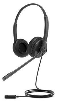 Yealink YHD342 Wideband QD Dual Headset with Soft Leather Ear Cushion, All Day Wearing Comfort, High-Quality Audio - Image 2