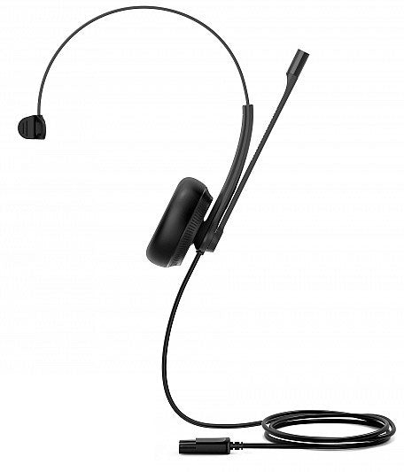 Yealink YHM341 Wideband QD Mono Headset, Leather Ear Cushion, For Yealink IP Phones, QD cord not included, Noise-canceling, HD Voice Quality - Image 2