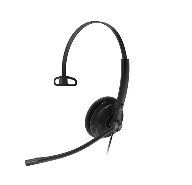 Yealink YHS34 Lite Mono Wired Headset with QD to RJ Port, Wideband Noise-Canceling Headset, Monaural Ear, RJ9, QD Cord, Foamy Ear Cushion - Image 1