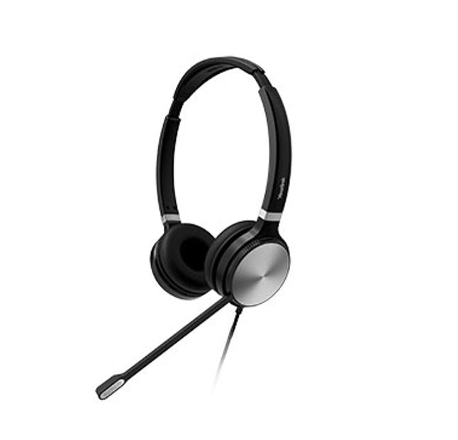 Yealink YHS36 Dual Wideband Headset for IP phone, Binaural Ear, RJ9 Headset Jack, Noise-canceling Microphone, Hearing Protection, Leather Ear Cushions - Image 2