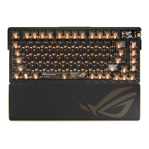 ASUS ROG AZOTH EXTREME EDITION 20 SNOW SWITCH - Gaming Keyborad, 75% gaming keyboard, ROG NX Snow, Tri-Mode (USB/RF 2.4GHz/BT 5), RGB, 8000Hz polling - Image 5
