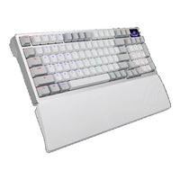 ASUS ROG AZOTH 96 HE LITE WHITE Gaming Keyboard, ROG HFX V2 magnetic switches, USB-C/2.4GHz/Bluetooth 5, RGB Aura Sync, 8000Hz, programmable keys - Image 2
