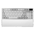 ASUS ROG AZOTH 96 HE LITE WHITE Gaming Keyboard, ROG HFX V2 magnetic switches, USB-C/2.4GHz/Bluetooth 5, RGB Aura Sync, 8000Hz, programmable keys - Image 1