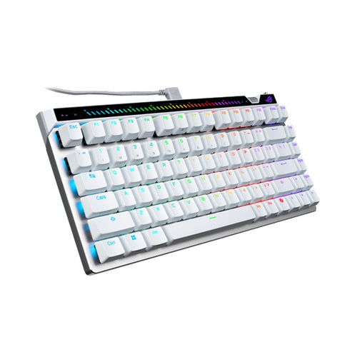 ASUS M705 ROG Falchion Ace 75 HE Gaming Keyboard - WHITE, HFXV2Magnetic, USB2.0TypeC, 75%,8000Hz, 0.125ms, Windows10/11, GearLink - Image 2