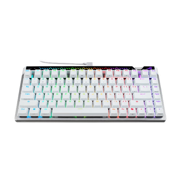 ASUS M705 ROG Falchion Ace 75 HE Gaming Keyboard - WHITE, HFXV2Magnetic, USB2.0TypeC, 75%,8000Hz, 0.125ms, Windows10/11, GearLink - Image 3
