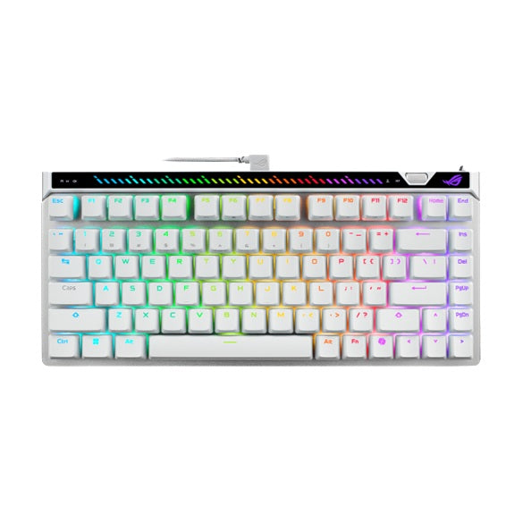 ASUS M705 ROG Falchion Ace 75 HE Gaming Keyboard - WHITE, HFXV2Magnetic, USB2.0TypeC, 75%,8000Hz, 0.125ms, Windows10/11, GearLink - Image 5