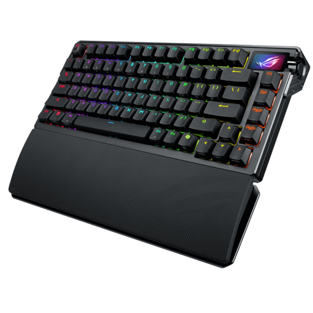 ASUS ROG Azoth Extreme Storm SWITCH, ROG NX Mechanical, Full-Color OLED Touchscreen, 8000Hz with ROG Polling Rate Booster, Bluetooth 5.1/2.4GHz/USB-C - Image 4