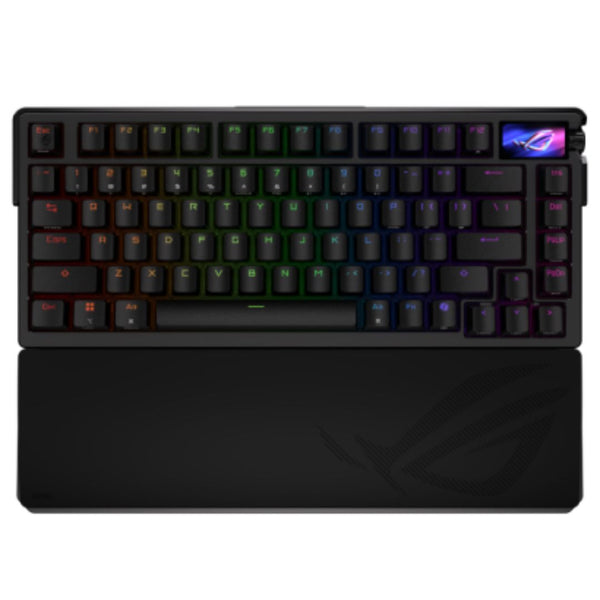 ASUS ROG Azoth Extreme Storm SWITCH, ROG NX Mechanical, Full-Color OLED Touchscreen, 8000Hz with ROG Polling Rate Booster, Bluetooth 5.1/2.4GHz/USB-C