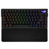 ASUS ROG Azoth Extreme Snow SWITCH, ROG NX Mechanical, Full-Color OLED Touchscreen, 8000Hz with ROG Polling Rate Booster, Quiet - Image 1
