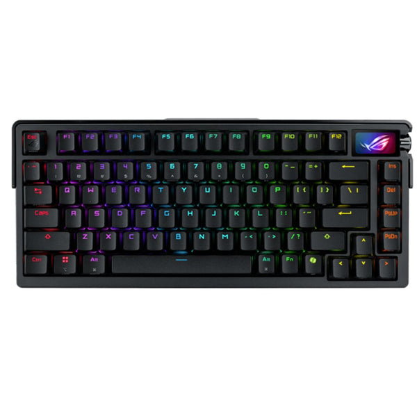 ASUS ROG Azoth Extreme Snow SWITCH, ROG NX Mechanical, Full-Color OLED Touchscreen, 8000Hz with ROG Polling Rate Booster, Quiet