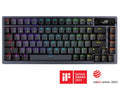ASUS ROG AZOTH/NXSW/US/PBT (Snow Switch) Gaming Keyboard, OLED Display, NX Snow Switch, 75 Keys, Tri-mode Connection, Quiet - Image 1