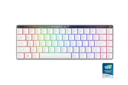 ASUS ROG Falchion RX Red Low Profile Wireless Gaming Keyboard, Tri-mode Connection, ROG Omni Receiver, Intuitive control - Image 1