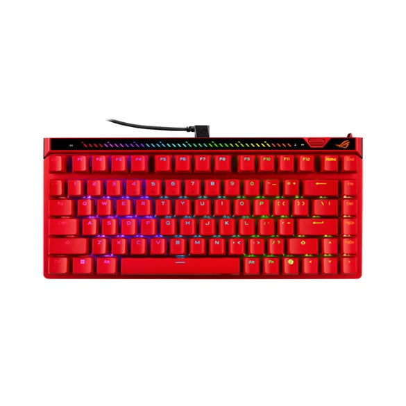 ASUS ROG FALCHION ACE 75 HE V2X - RED Gaming Keyboard, HFX V2X Magnetic Switch, 0.1–3.5mm actuation, 0.01mm tuning, 8000Hz, Rapid Trigger, USB-C - Image 1
