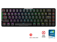 ASUS M601 ROG FALCHION NX Red Switch Compact 65% Wireless Mechanical Gaming Keyboard, 68 Keys, Interactive Touch panel, 450 Hours, ROG NX Switches, RG - Image 1