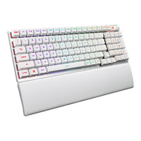 ASUS ROG Strix Scope II 96 RX Wireless Keyboard - White, USB-C / BT 5.1 / 2.4GHz,  RGB Per-Key, NKRO,  8000Hz,  2m Cable, AURA Sync - Image 2