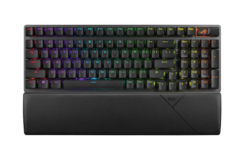 ASUS ROG STRIX SCOPE II 96 WL Storm Switch NX Wireless Gaming Mechanical Keyboard, Tri-mode Connection, Streamer Hotkeys, PBT Keycaps, Clicky - Image 1