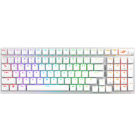 ASUS ROG STRIX SCOPE II 96 WL Snow Switch NX Wireless Gaming Mechanical Keyboard, Tri-mode Connection, Streamer hotkeys, PBT Keycaps (White), Quiet - Image 4