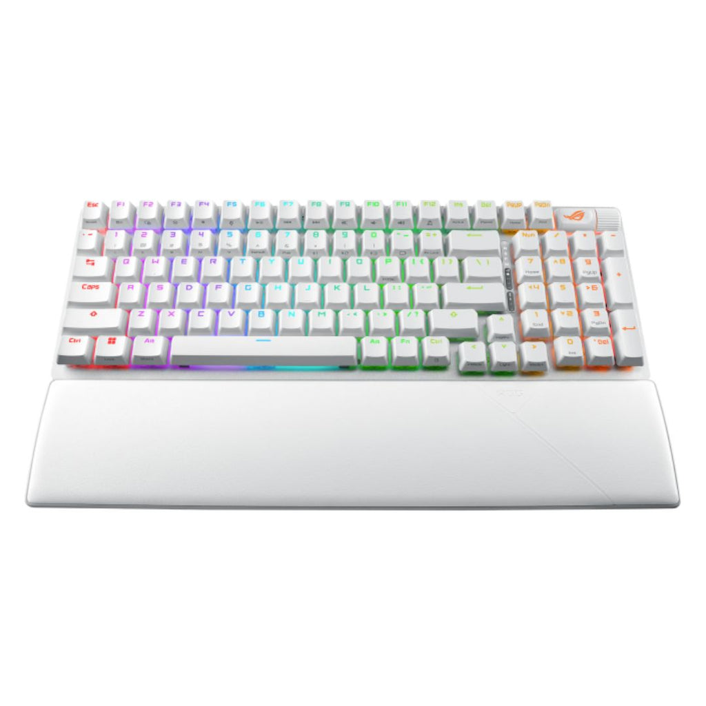 ASUS ROG STRIX SCOPE II 96 WL Snow Switch NX Wireless Gaming Mechanical Keyboard, Tri-mode Connection, Streamer hotkeys, PBT Keycaps (White), Quiet - Image 5
