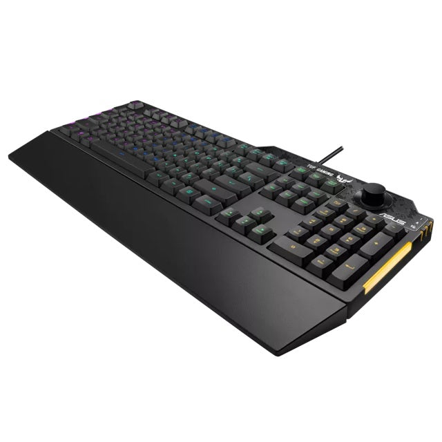 ASUS RA04 TUF GAMING K1 RGB Keyboard, Volume Knob, 19 Key Rollover, Spill Resistance, Programmable Keys - Image 2