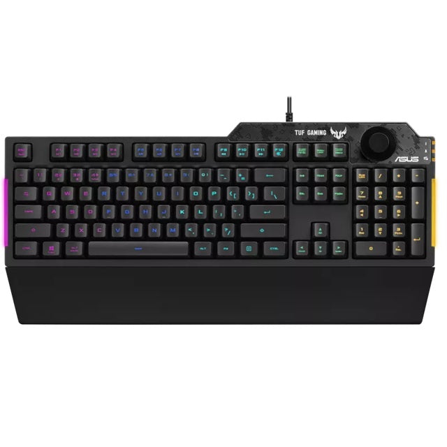 ASUS RA04 TUF GAMING K1 RGB Keyboard, Volume Knob, 19 Key Rollover, Spill Resistance, Programmable Keys - Image 5