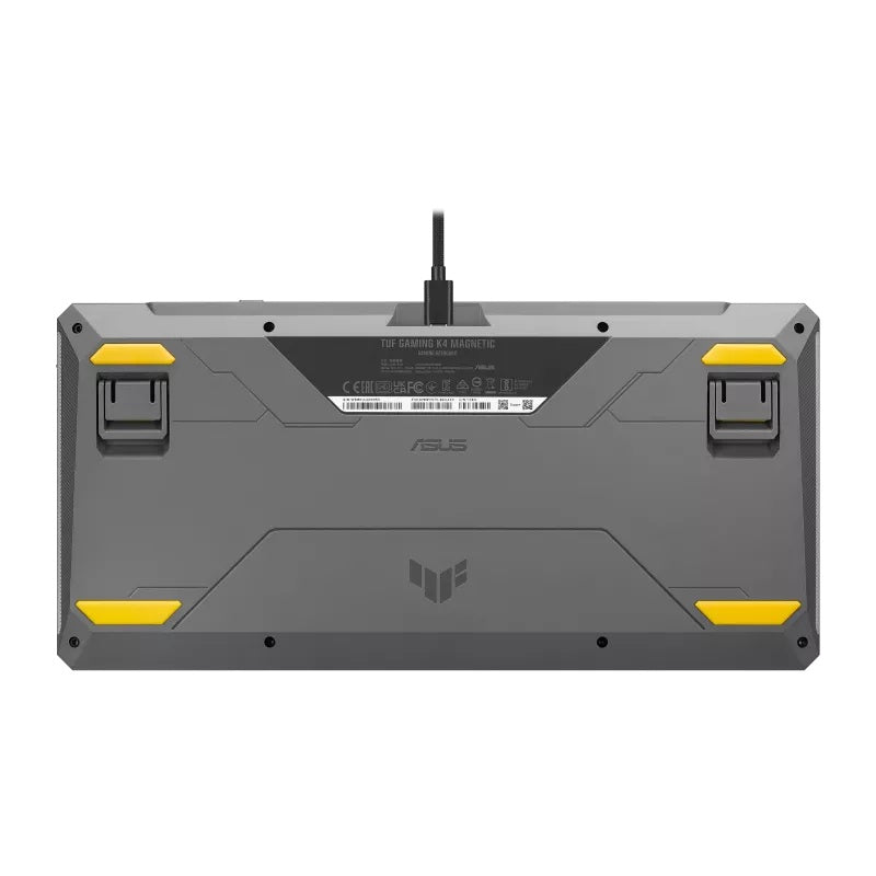ASUS TUF Gaming K4 Magnetic - Black, magnetic switches, 8000Hz polling, 0.1–3.3mm actuation, RGB, hot-swappable, PBT keycaps, USB-C - Image 4