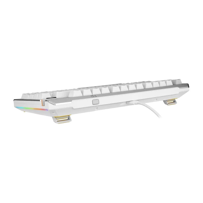 ASUS TUF Gaming K4 Magnetic - White, magnetic switches, 8000Hz polling, 0.1–3.3mm actuation, RGB, hot-swappable, PBT keycaps, USB-C - Image 3