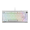 ASUS TUF Gaming K4 Magnetic - White, magnetic switches, 8000Hz polling, 0.1–3.3mm actuation, RGB, hot-swappable, PBT keycaps, USB-C - Image 1