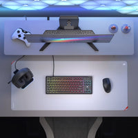 Corsair K55 CORE TKL RGB Gaming Keyboard, 1000Hz, 12KRO, rubber-dome switched, USB 2.0 wired, dedicated media/WIN lock, iCUE support - Image 4
