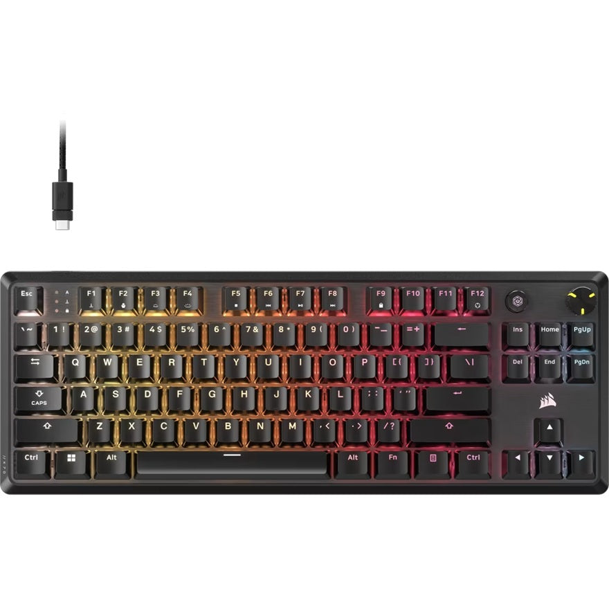 Corsair K70 CORE TKL RGB Mechanical Gaming Keyboard, MLX Red switches, full key rollover, RGB, 1,000Hz, USB wired, iCUE support, PC/Mac/Xbox - Image 5