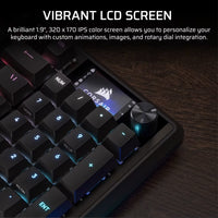 Corsair Vanguard 96 Mechanical Gaming Keyboard, CORSAIR MLX Plasma, 8kHz, NKRO, 8MB, USB3.0, magnetic wrist rest, MLX Plasma switches, wired - Image 2