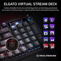 Corsair Vanguard 96 Mechanical Gaming Keyboard, CORSAIR MLX Plasma, 8kHz, NKRO, 8MB, USB3.0, magnetic wrist rest, MLX Plasma switches, wired - Image 3