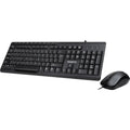 (LS) Gigabyte KM6300 USB Wired Keyboard & Mouse Combo multimedia controls 1000dpi Adjustable Portable slim receiver Stylish design comfort - Image 1