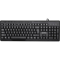 (LS) Gigabyte KM6300 USB Wired Keyboard & Mouse Combo multimedia controls 1000dpi Adjustable Portable slim receiver Stylish design comfort - Image 2