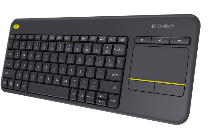 Logitech K400 Plus Wireless Keyboard with Touchpad & Entertainment Media Keys Tiny USB Unifying receiver for HTPC connected TVs ~KBLT-K830BT - Image 4