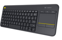 Logitech K400 Plus Wireless Keyboard with Touchpad & Entertainment Media Keys Tiny USB Unifying receiver for HTPC connected TVs ~KBLT-K830BT - Image 1