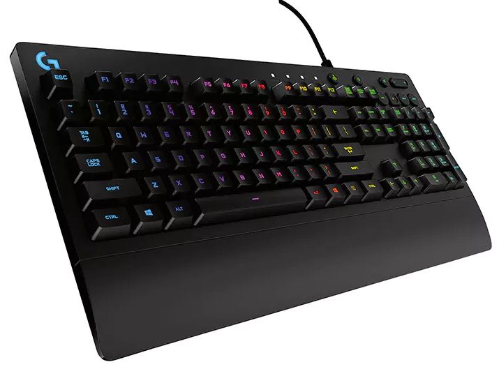 Logitech G213 Prodigy RGB Gaming Keyboard, 16.8 Million Lighting Colors Mech-Dome Backlit Keys Dedicated Media Controls Spill-Resistant Durable - Image 5