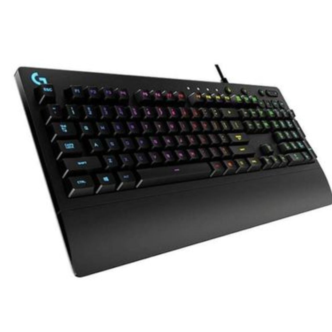Logitech G213 Prodigy RGB Gaming Keyboard, 16.8 Million Lighting Colors Mech-Dome Backlit Keys Dedicated Media Controls Spill-Resistant Durable - Image 3