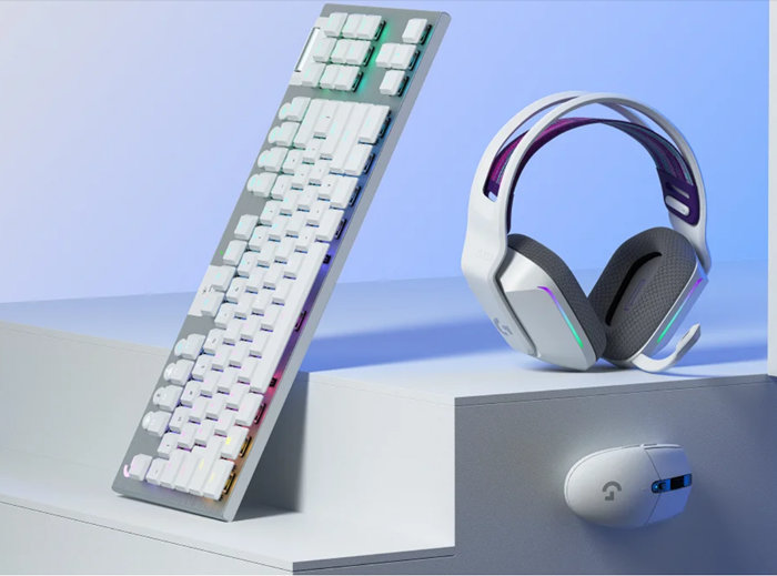 (LS) Logitech G915 TKL Tenkeyless Wireless RGB Gaming Keyboard Tactile White Bluetooth enabled device with Windows 8 or later, macOS X 10.11 or later - Image 2