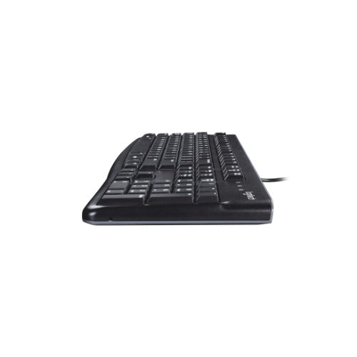 Logitech K120 Wired Keyboard Quiet typing Spill-resistant Durable keys Thin profile Curved space bar Adjustable tilt legs - Image 4