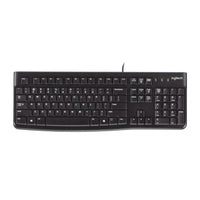Logitech K120 Wired Keyboard Quiet typing Spill-resistant Durable keys Thin profile Curved space bar Adjustable tilt legs - Image 5