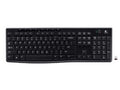 Logitech K270 2.4 GHz Wireless Full Size Keyboard 128-bit AES encryption 24-month battery life Spill resistant Durable UV-coated keys - Image 1