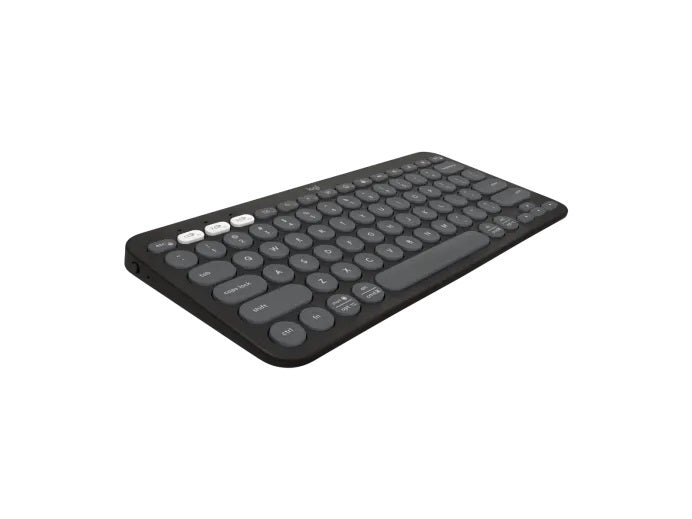 Logitech PEBBLE KEYS 2 K380S Slim, minimalist Bluetooth® Wireless Keyboard with customizable keys (Graphite) - Image 4