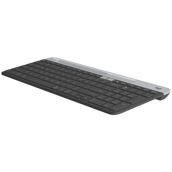 Logitech K580 Unifying Slim Easy Switch Multi-Device Wireless Keyboard - 18 months Battery Life,  Mac/iOS/Andriod/Windows, Bluetooth + USB - Graphite