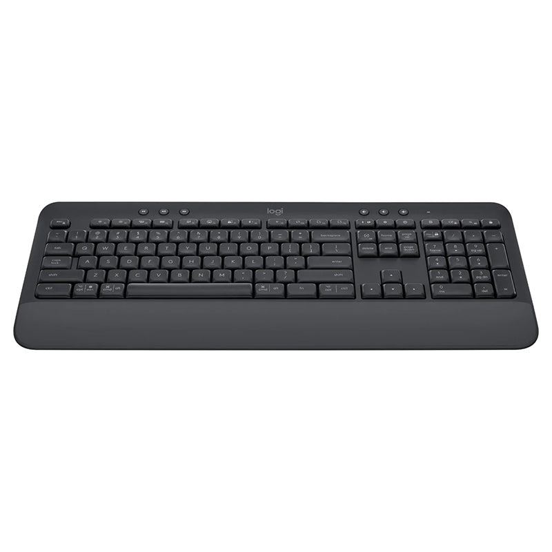 Logitech Signature K650 Comfort Full-Size Wireless Keyboard with Wrist Rest Graphite - Image 2